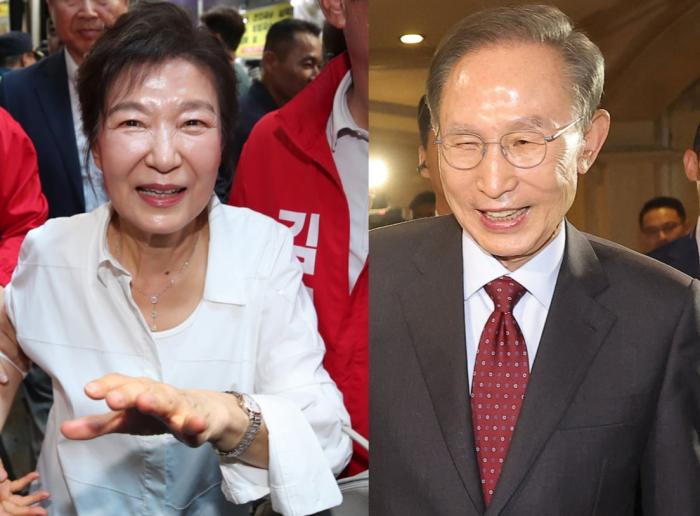 이명박근혜, 마지막 유세일 김문수 후보 위해 힘 합쳤다 기사 이미지