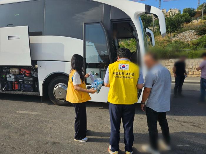 이스라엘 체류 한국 국민 45명 이집트로 안전 대피 기사 이미지