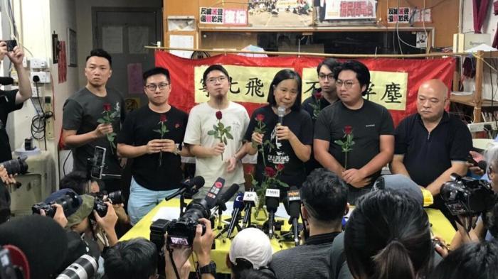 홍콩 마지막 민주정당 '사민련' 해산 기사 이미지