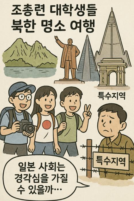 선전에 이용되는 일본 조선대학생들 기사 이미지