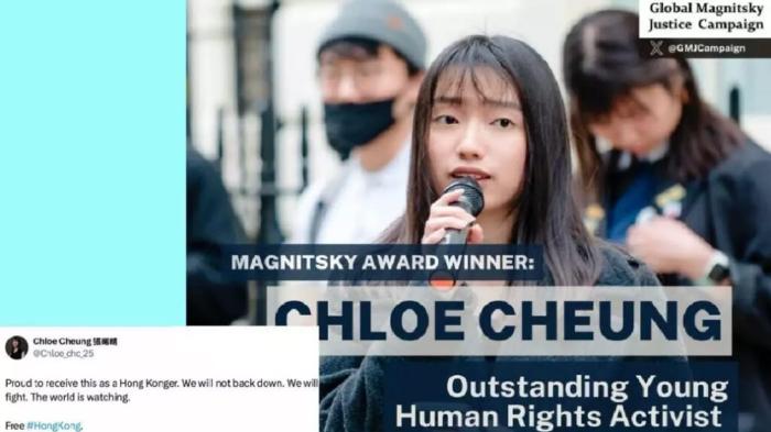 19세 홍콩 청년, 영국서 세계 인권 무대서 표창 기사 이미지