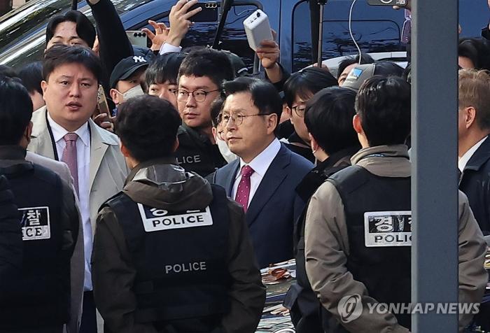 황교안 전 총리 구속영장 청구 기사 이미지