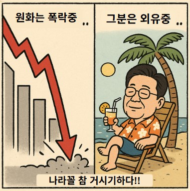 원화 폭락.. 증시 불안.. 이거 원.. 기사 이미지