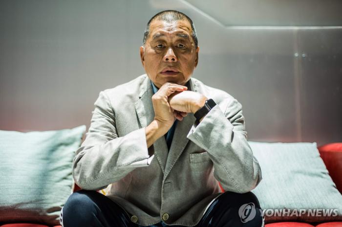 홍콩 법원, 지미 라이 국가보안법 유죄 판결 기사 이미지