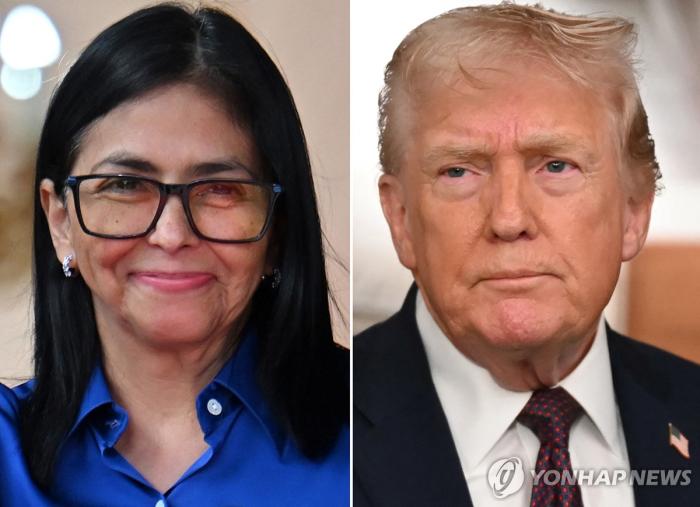 트럼프, 베네수엘라 임시정부와 첫 통화 기사 이미지