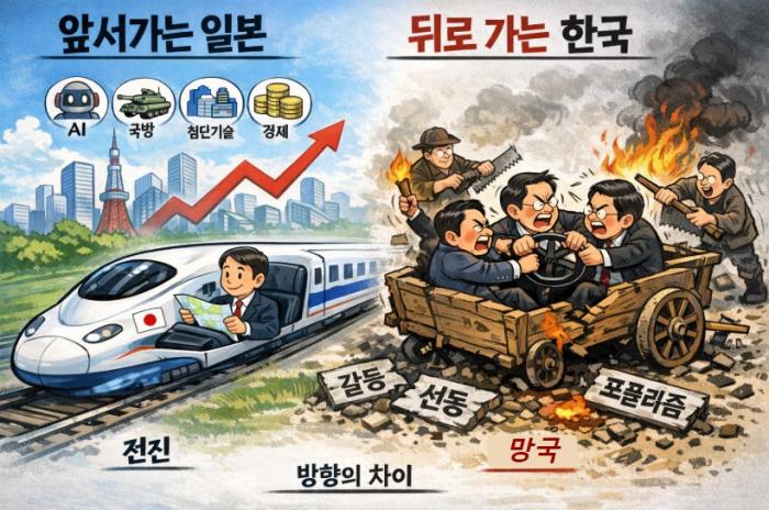 나라 망치기에만 진심인 한국