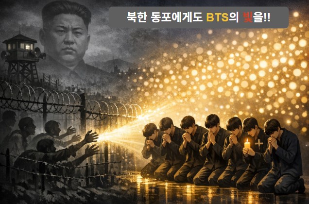 BTS의 희망이 북녘땅까지..