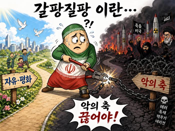 '악의 축'을 끊고 희망의 나라로!