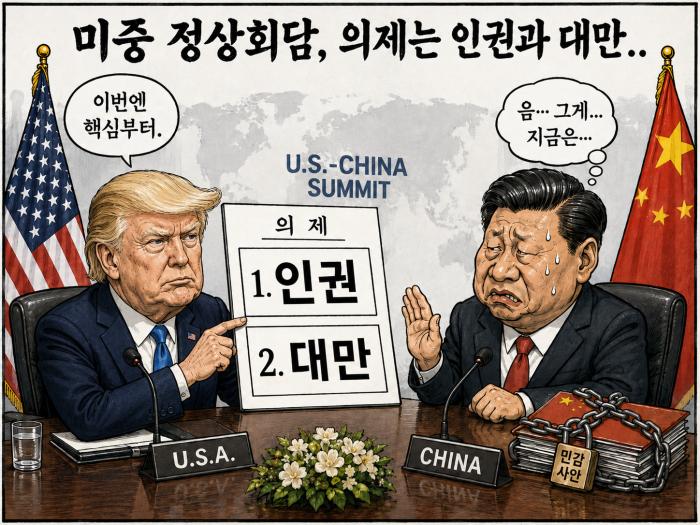 '인권'과 '대만'.. 누가 감히..