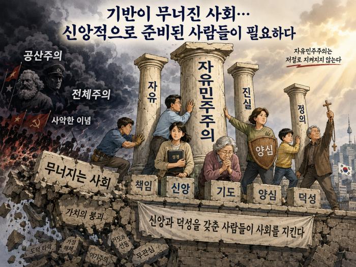 기반이 무너진 사회.. 다시 세우려면..