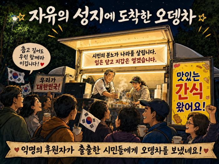 띄띄빵빵.. 행복한 자유 오뎅차!