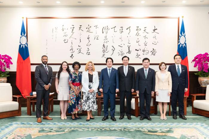 라이칭더, 美 연방 하원의원 접견