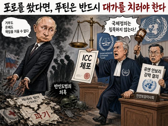 야만(野蠻)의 대명사 푸틴..