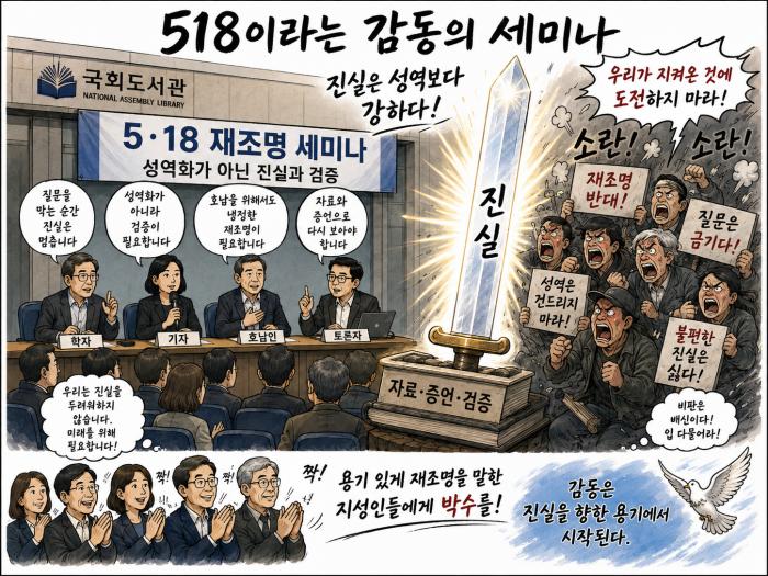 518은 황혼으로 저물고 있다