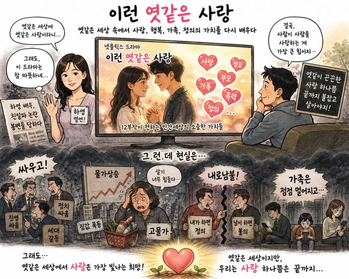 엿같은 세상.. 빛나는 사랑..