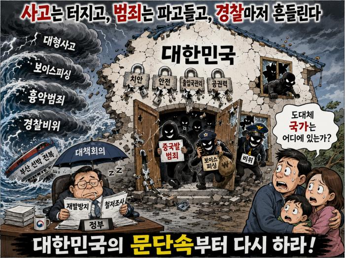 폭풍 속 무너지는 대한민국