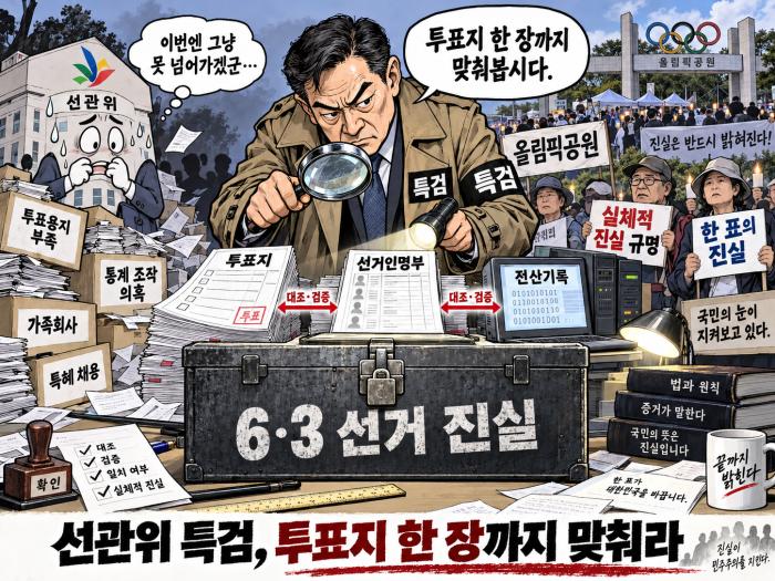 투표지 한 장까지, 진실 검증