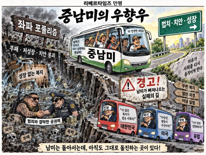 중남미의 우향우, 희망의 길로