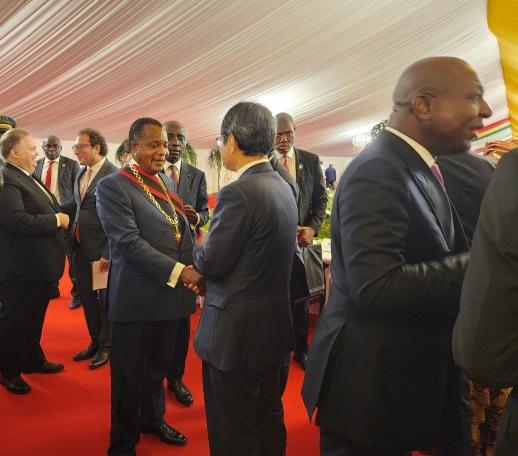 외교장관 특사, 콩고공화국 대통령 취임식 참석