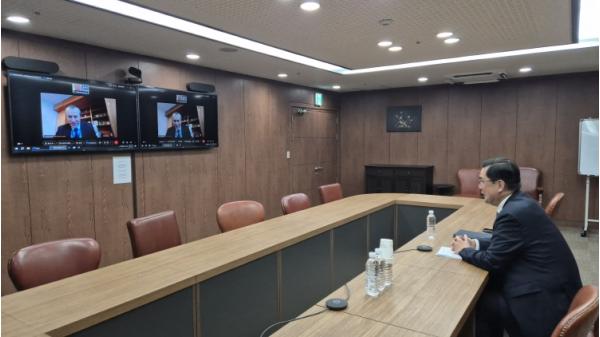 외교부 중동평화 정부대표, 유엔 정무·평화구축국 사무차장보 화상 면담 기사 이미지