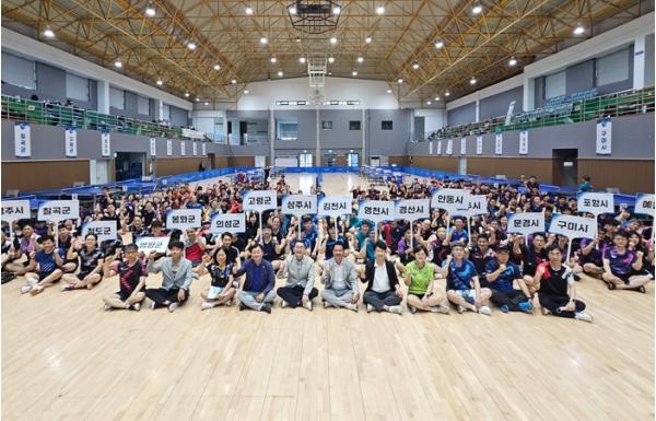 예천군·예천군청 탁구회, 제22회 경상북도 도지사기 공무원탁구대회 성료 기사 이미지