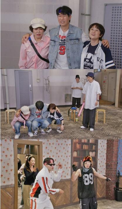 [SBS 런닝맨] 유재석 '동기는 하나다!' 군기반장 변신! '동기' 송은이X조혜련 출격