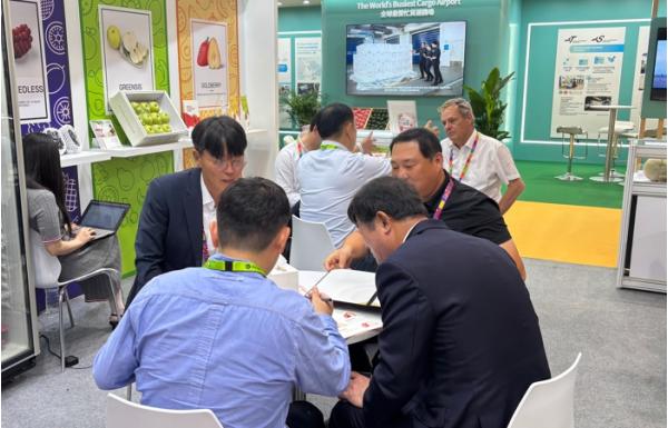 충남도, 홍콩서 충남 신선농산물 수출 활로 모색 기사 이미지