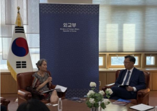 외교부 장욱진 글로벌다자조정관, 유엔개발계획(UNDP) 사무차장보 접견 결과