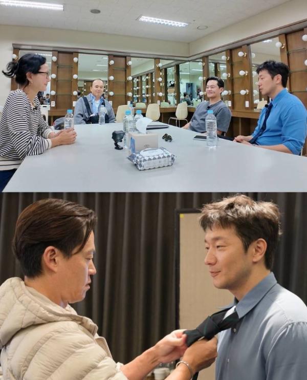[SBS 비서진] 손석구X이서진, 넥타이 매주며 밀착 스킨십 포착…김광규 “둘이 사귀는 것 같다”